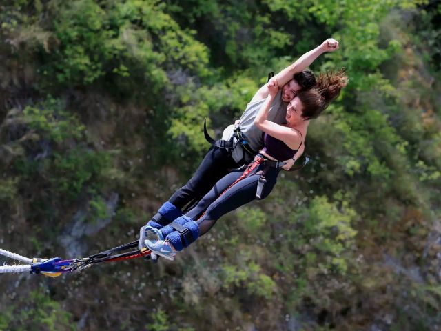 Valley Rope Jump (Couple) in Rishikesh