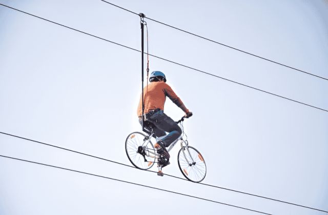 Sky Cycling in Rishikesh